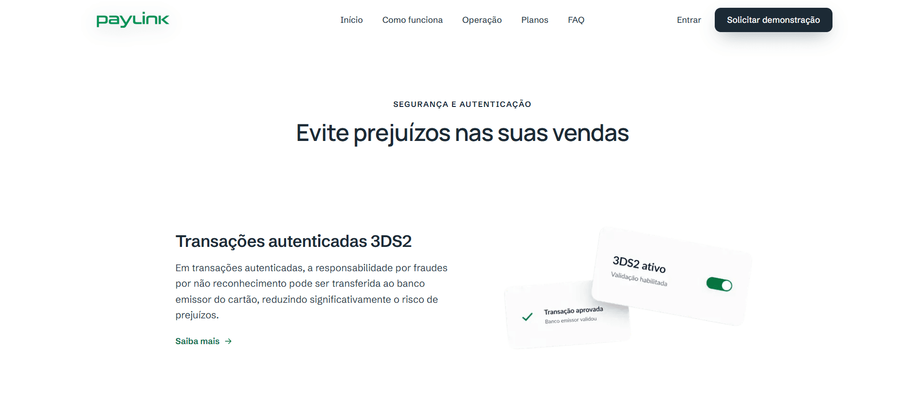 PayLink — Segurança 3DS2